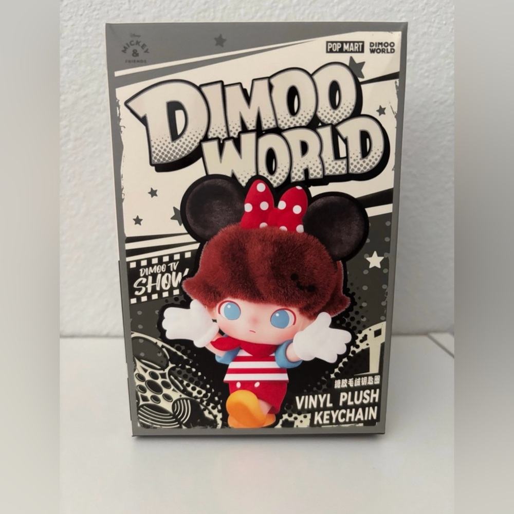 Dimoo World Vinyl Plush Keychain - Minnie’s Balloon